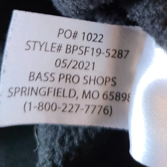 CABELA'S 3XL REG-3TG REG-BLACK LOGO FONT-CAMO HOOD LINING- RUGGED OUTDOOR STYLE - Picture 11 of 12